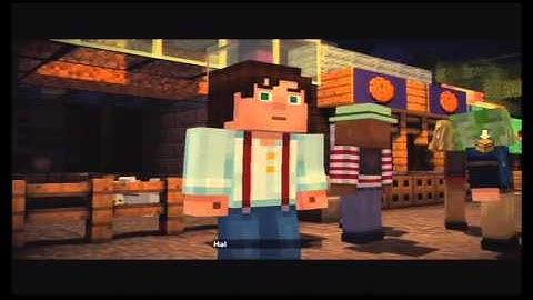Minecraft: Story Mode - Episode 1: Order of the Stone - Part 3 [No Commentary]
