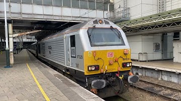 Class 67 029 and MK4 DVT 82 201 on 1V46 14:30 Manchester Piccadilly - Cardiff Central