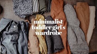 Sofia's Wardrobe | Minimalist Toddler Girl Capsule Wardrobe | What Clothes My Toddler Wears