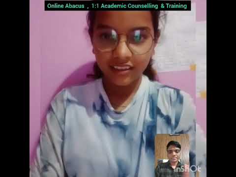 ONE TO ONE ABACUS TRAINING ACADEMIC COUNSELLING BY JITENDRA SAMBARE SIR