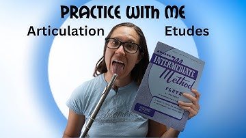 Articulaton Etudes | Rubank Intermediate Method | Flute Practice With Me
