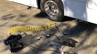 How to check and add air to rear tires on a dually