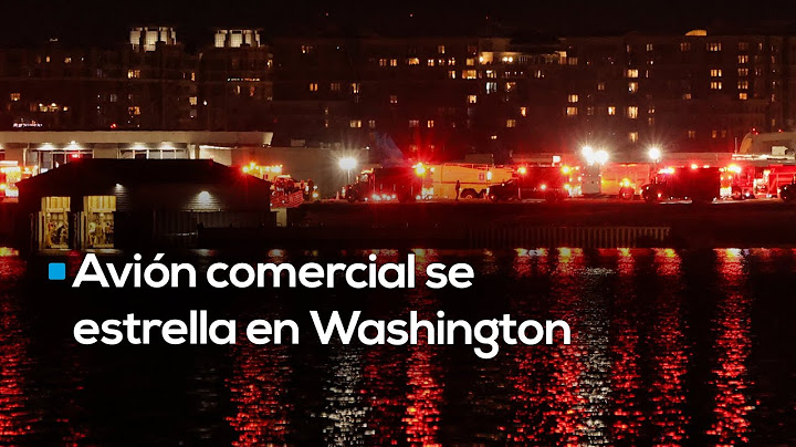AUDIO EXCLUSIVO previo al choque entre un avión comercial y un helicóptero en Washington, EU