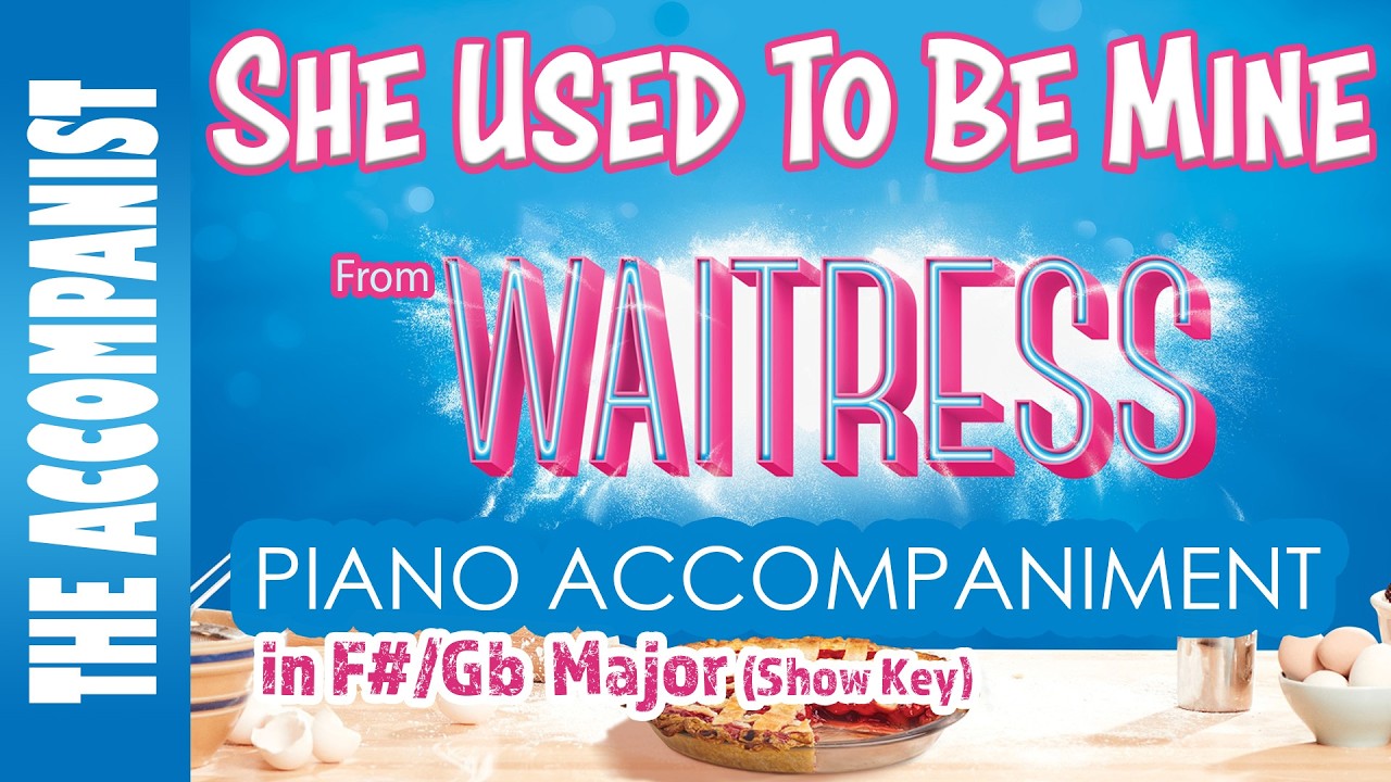 SHE USED TO BE MINE from WAITRESS Show Key (F/Gb) Piano Karaoke Chords Chordify