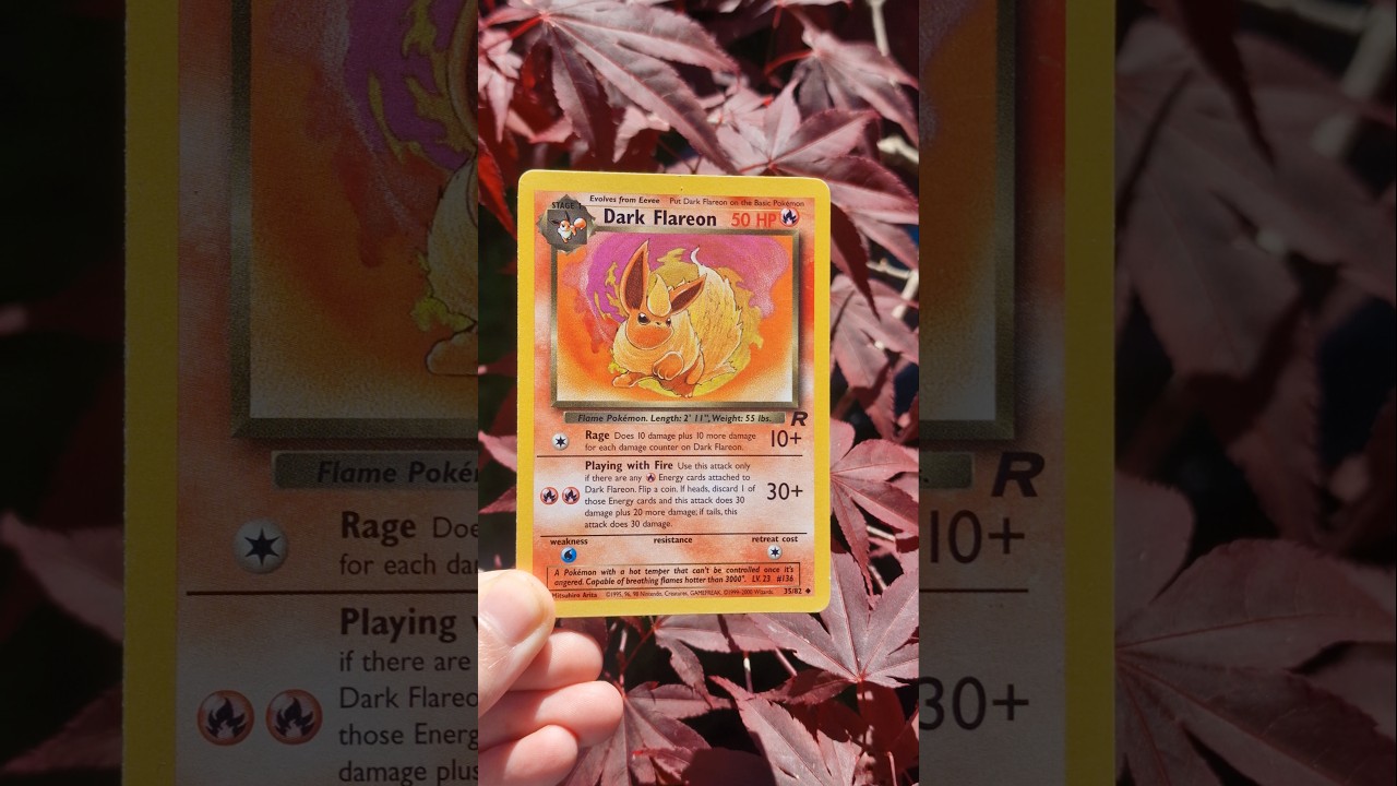 WOTC Dark Flareon Just Showed Up #packopening #pokemon #shorts - YouTube WOTC Dark Flareon Just Showed Up #packopening #pokemon #shorts - YouTube
