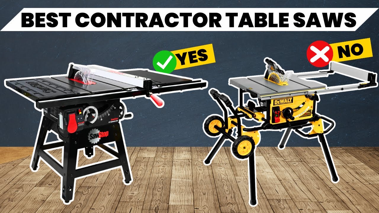 The 6 Best Contractor Table Saws of 2025 | 🔨 Top 5 Contractor Table ...