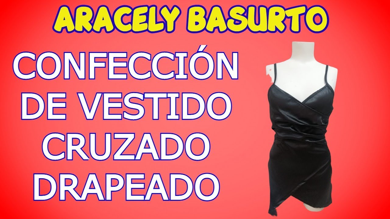 COMO HACER UN VESTIDO CRUZADO Y DRAPEADO -