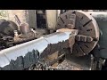 Machining process of 200kg bolt  nut from useless leftover iron piece