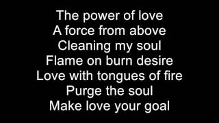 Video thumbnail of "Frankie goes to Hollywood - The Power of Love - Lyrics"