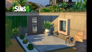 Midcentury Modern Underground House | No CC | The Sims 4 Speed Build | Stop Motion | Oasis Springs
