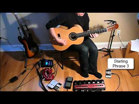 How I use my guitar with the boss RC50 loop station - John Gilliat Freedom