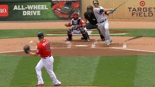 OAK@MIN: Nolasco flashes the leather on liner