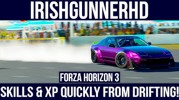 Forza Horizon 3 PC | How to Level Up Skills & XP quickly while Drifting!