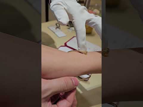 Как правильно одевать браслет Cartier гвоздь.