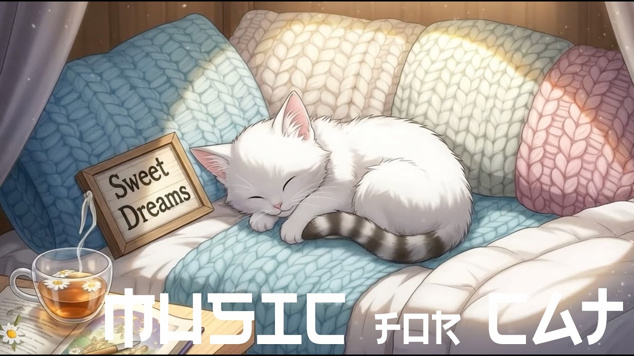 Cute Cats Calming Music 😻 Anti-Anxiety Relaxing Music for Cat Meditation and Sleep