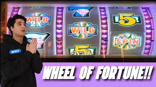 I Put $100 In The Wheel Of Fortune Slot Machine!!!