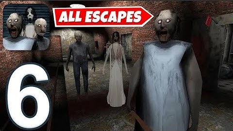 Granny 3 - Gameplay Walkthrough Part 6 - All Escapes (Android)