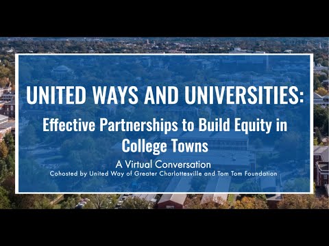 United Ways And Universities Effective Partnerships To Build Equity In College Towns 