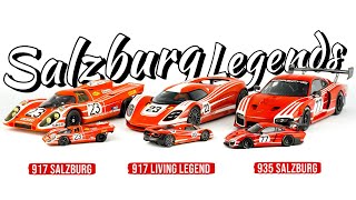 PORSCHE made amazing SALZBURG NO.23 livery model cars in 1/18 and 1/43 scale! Spark review