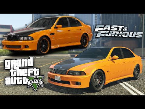 GTA 5: Alex's 'Fast & Furious 4' BMW E39 M5 - Ubermacht Sentinel XS4 Replica Build!