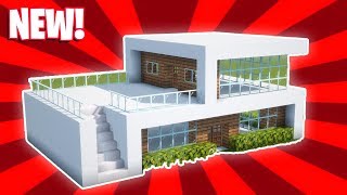 Minecraft: How To Build A Small Modern House Tutorial (#18)