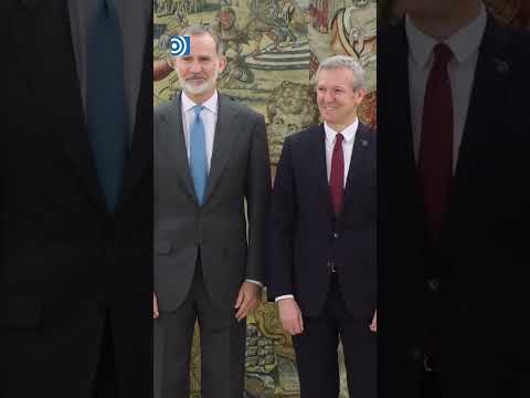 Felipe VI recibe al presidente de la Xunta, Alfonso Rueda