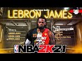 THE MOST COMPLETE LEBRON JAMES BUILD in NBA 2K21 is a DEMIGOD GLITCH | 9 HOF BADGES