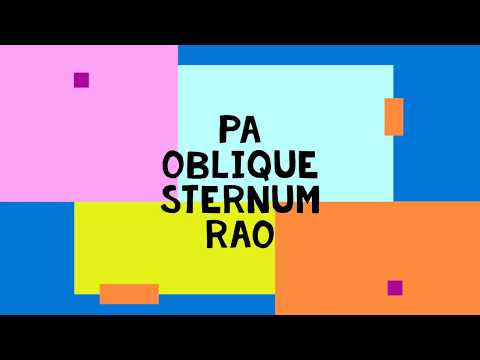 PA Oblique Sternum RAO