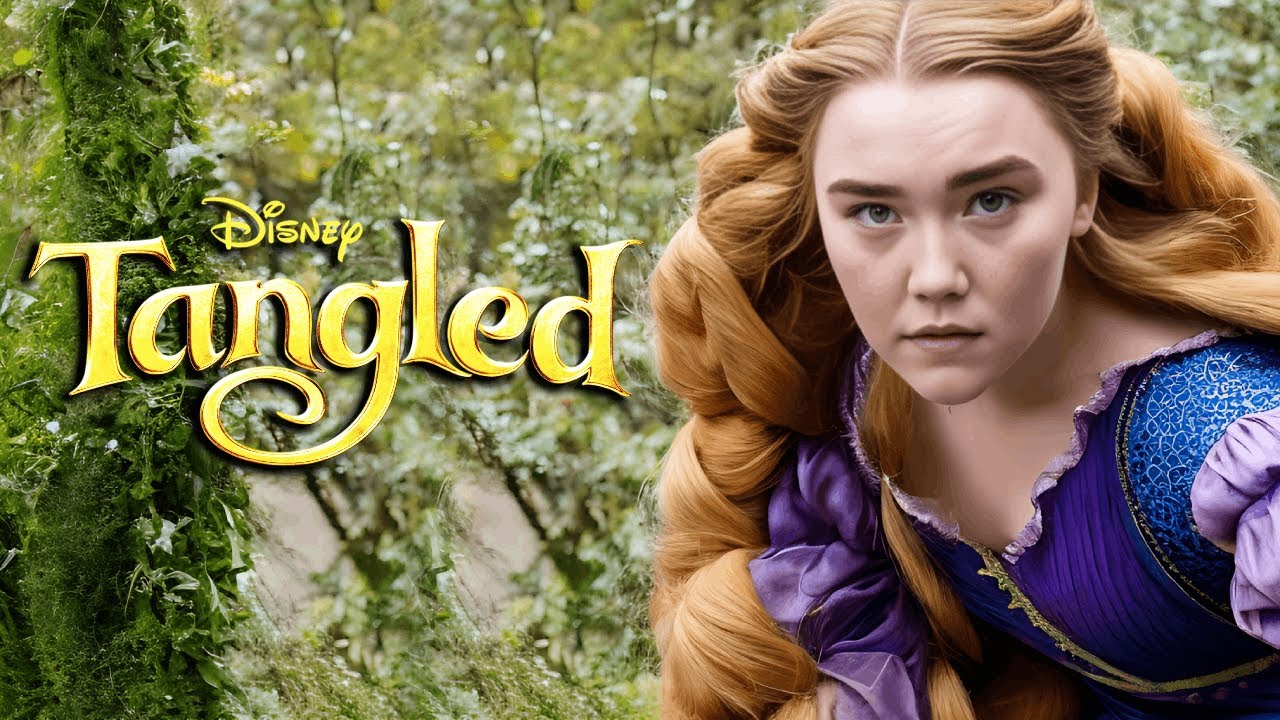 A Tangled Live-Action Remake is in development and Florence Pugh is  rumoured to star as Rapunzel 