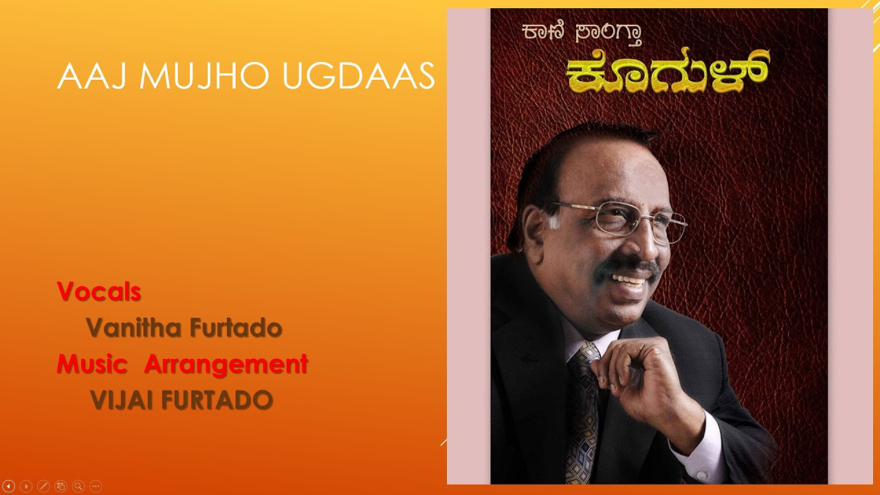 Wilfy   Konkani Song  Aaj Mujho Ugdaas  Vijai Furtado