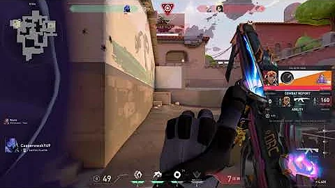 Valorant OMEN 1v5 Ace clutch