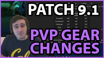 [9.1] PvP Gear Item Level Changes