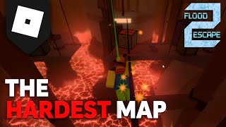 I COMPLETED one of the HARDEST MAP in Flood Escape 2 (Roblox) [Active Volcanic Mine / AVM Solo]