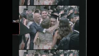 Graduation at The University of Manchester captured on super 8mm film