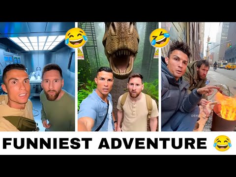 FUNNIEST AI Adventures of Ronaldo and Messi 😂