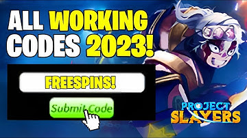 ALL *NEW* WORKING CODES FOR PROJECT SLAYERS IN 2023! ROBLOX PROJECT SLAYERS CODES