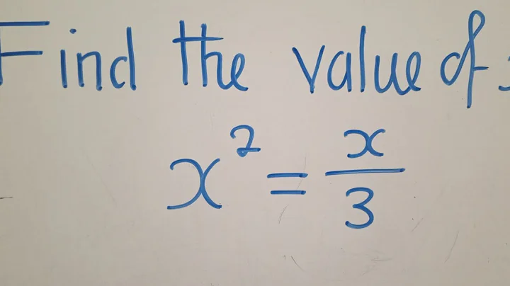 Find the value of x
