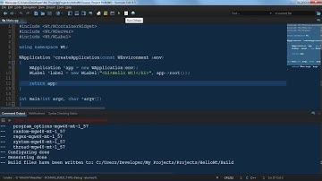 0010   Wt C++ Hello World 2