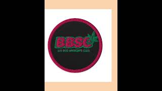 BBSC Ladies Pink Circle Embroidered Patch | Big Bud Smokers Club Logo Patch