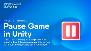 HOW TO PAUSE Game in UNITY!
