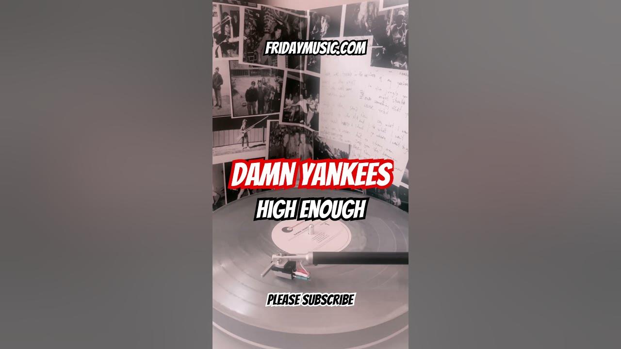 DAMN YANKEES High Enough Silver Vinyl #fridaymusic #damnyankees #tednugent #styx #nightranger #music