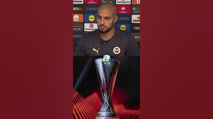 Sofyan Amrabat: "Hayalimiz UEFA Avrupa Ligi'ni Kazanmak"