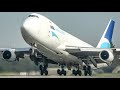 60 MINUTES PURE AVIATION - BOEING 747 Only - 2 B747` s on Approach (4K)