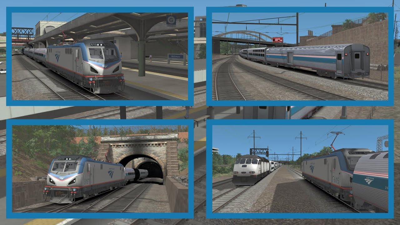 Train Simulator 2022 - Amtrak ACS-64 on the NEC Washington to Baltimore ...