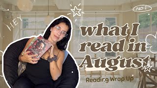 August Reading Wrap Up| Random Spinner Wheel Chooses My September TBR