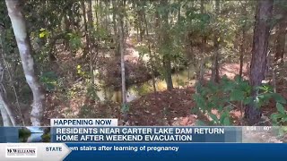 Polk County emergency management confirms dam safety as residents return home