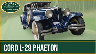 Cord L29 Phaeton — A FrontWheel Drive Pioneer!