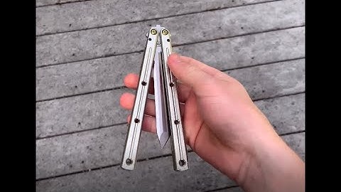 Advanced Balisong Tutorial: Reverse thumb to middle finger rollover