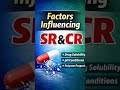 Factors Influencing SR & CR Formulation.. full explanation on channel PharmawithKaruna.