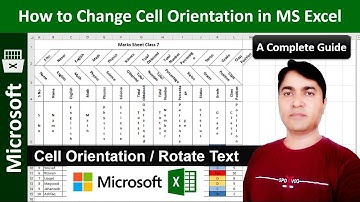 Cell Orientation in Excel | Rotate Text | Change Direction of Text | Change Text Orientation